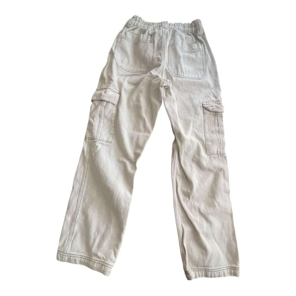 PacSun Women white Cream Cargo Pants Size: Small 100% cotton - Picture 2 of 8